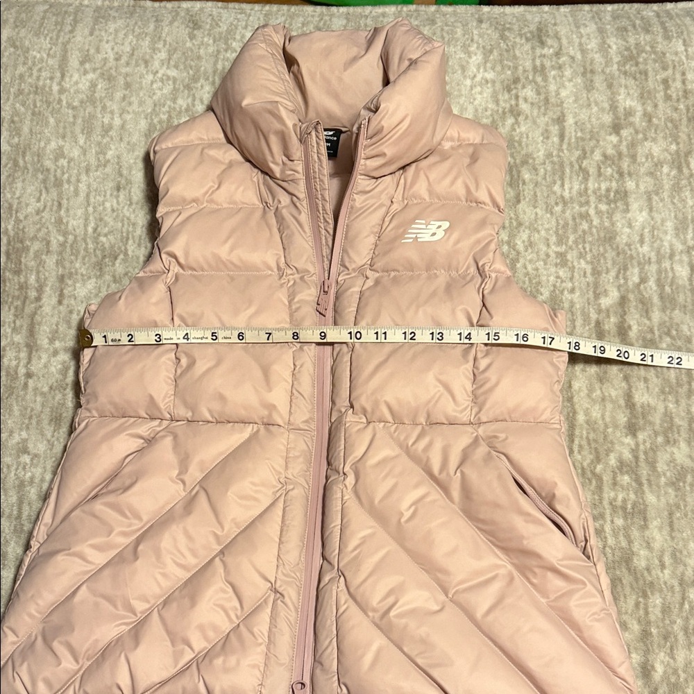 NWOT New Balance Pink Puffer Vest - Picture 6 of 9